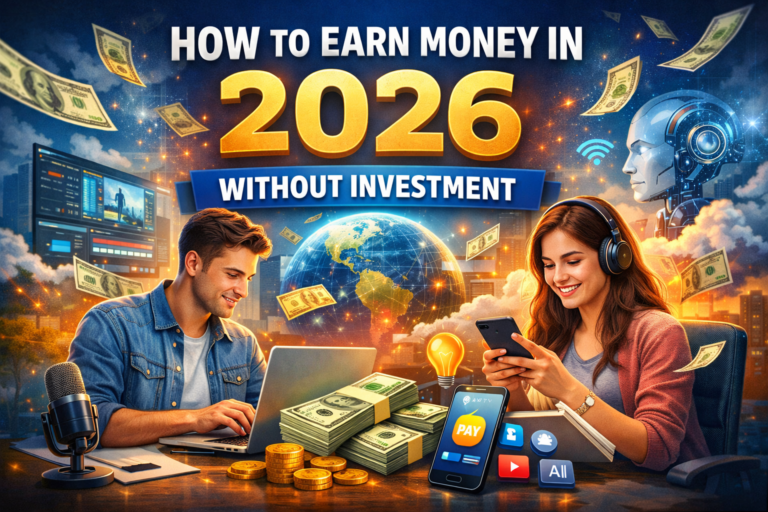 How to earn money in 2026 without investment