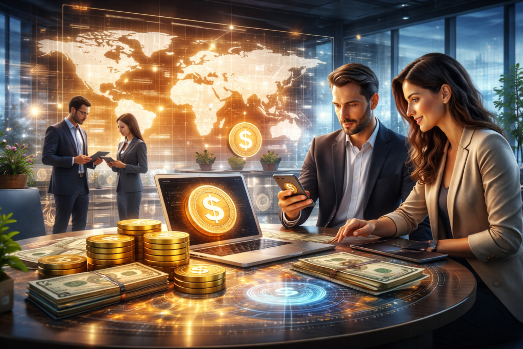 Businesses using stablecoins in global commerce